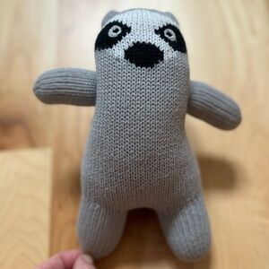 Hanna Andersson Raccoon Stuffed Animal Plush Knit